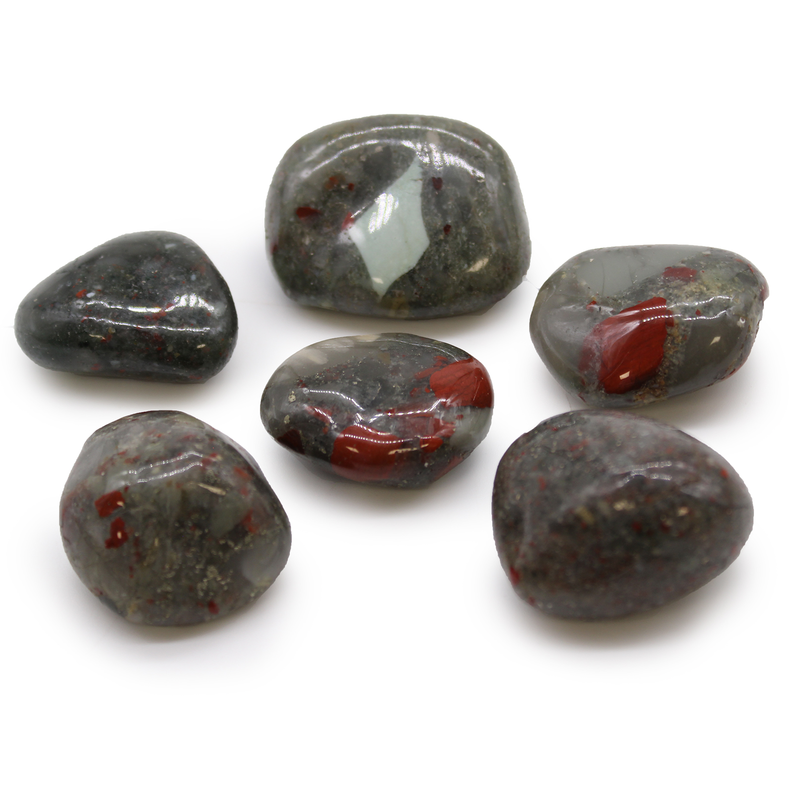 Large Tumble Stones - Bloodstone - Sephtonite